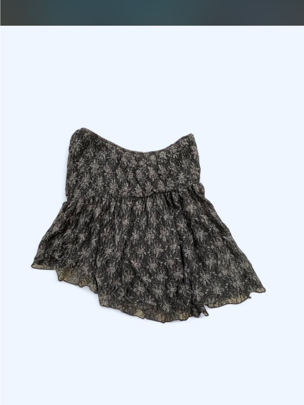 Strapless free people top